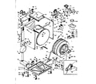 Kenmore 1106709701 base & tank assembly diagram