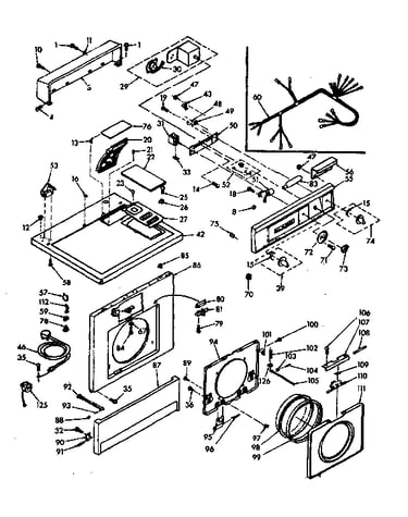 Top and front assembly