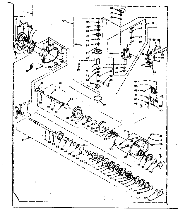 Speed changer assembly