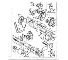 Kenmore 1106710500 blower, cylinder, pump and motor diagram
