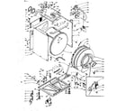 Kenmore 1106710500 base & tank assembly diagram