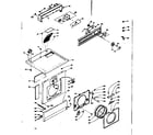 Kenmore 1106710501 top and front assembly diagram