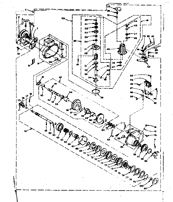 Speed changer assembly