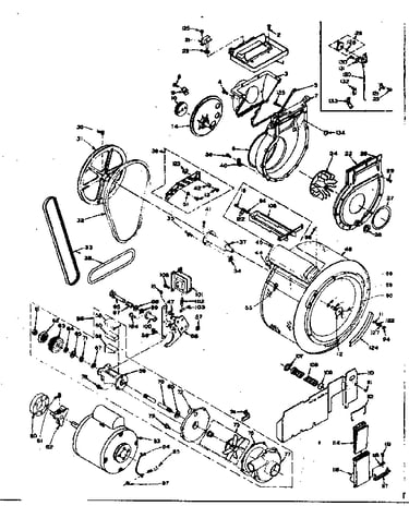 Blower cylinder pump & motor
