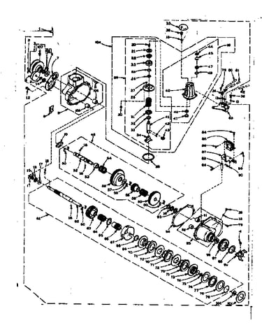 Speed changer assembly