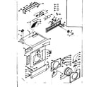 Kenmore 1106710510 top and front assembly diagram