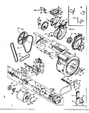 Blower, cylinder pump and motor