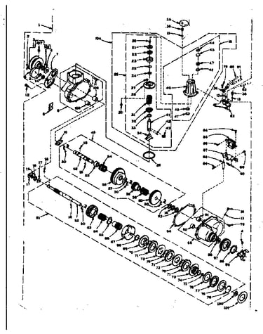 Speed changer assembly