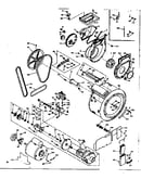 Blower cylinder pump and motor