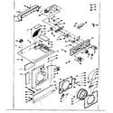 Kenmore 1106710700 top and front assembly diagram