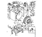 Kenmore 1106710700 base and tank assembly diagram