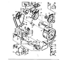 Kenmore 1106710701 blower cylinder pump and motor diagram