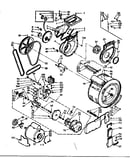 Blower cylinder pump and motor