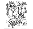 Kenmore 1106710701 base and tank assembly diagram