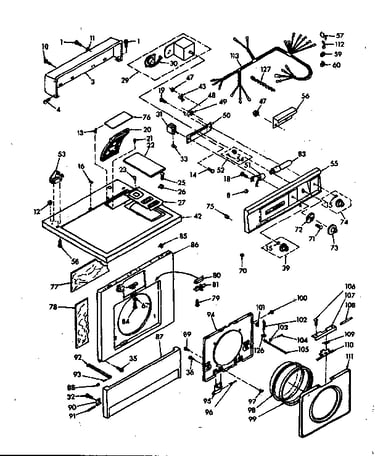 Top and front assembly