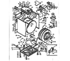 Kenmore 1106710790 base and tank assembly diagram