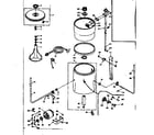 Kenmore 1106712400 machine sub-assembly diagram