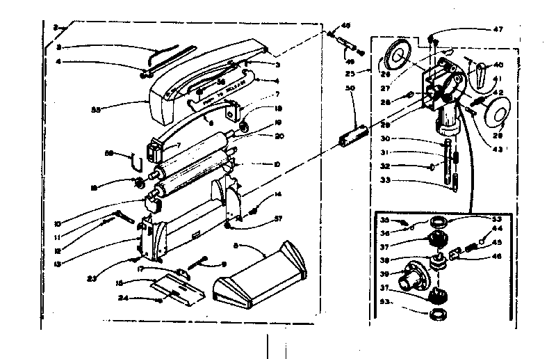 Wringer gear case