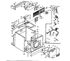 Kenmore 1106717502 machine sub-assembly diagram