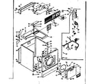 Kenmore 1106717505 machine sub-assembly diagram