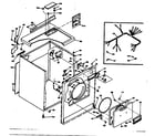Kenmore 1106718400 machine sub-assembly diagram