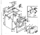 Kenmore 1106718401 machine sub-assembly diagram