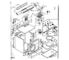 Kenmore 1106718901 machine sub-assembly diagram