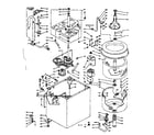 Kenmore 1106724500 machine sub-assembly diagram