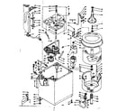 Kenmore 1106724502 machine sub-assembly diagram