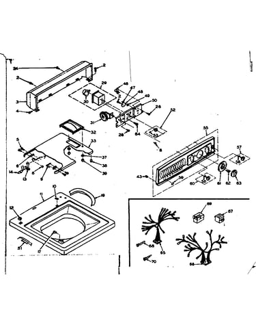 Top and console assembly