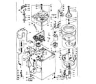 Kenmore 1106733101 machine sub-assembly diagram