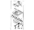 Kenmore 1106733101 top & control assembly diagram