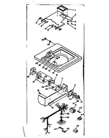 Top & control assembly