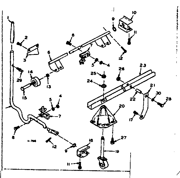 Caster assembly