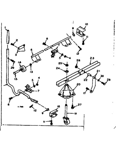 Caster assembly