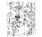 Kenmore 1106733102 machine sub-assembly diagram