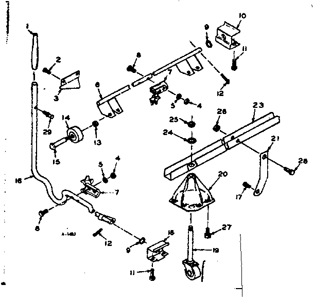 Caster assembly