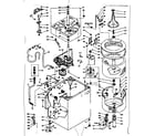 Kenmore 1106733103 machine sub-assembly diagram