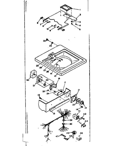 Top & control assembly