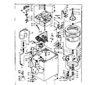 Kenmore 1106733104 machine sub-assembly diagram