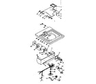 Kenmore 1106733104 top & control assembly diagram