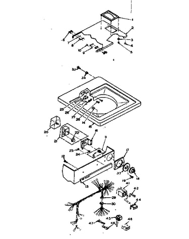 Top & control assembly