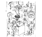 Kenmore 1106733105 machine sub-assembly diagram