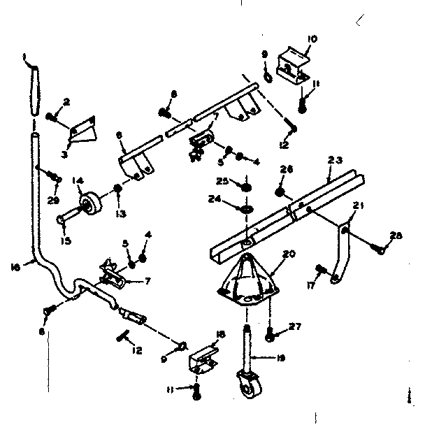 Caster assembly