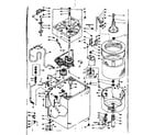 Kenmore 1106733106 machine sub-assembly diagram