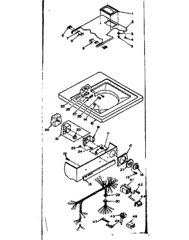 Top and control assembly