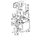 Kenmore 1106733107 cabinet parts diagram