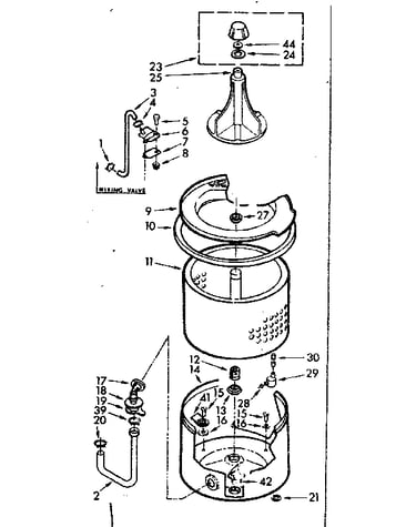 Tub and basket assembly