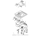 Kenmore 1106733108 top and control assembly diagram
