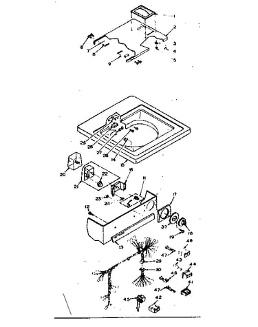 Top and control assembly